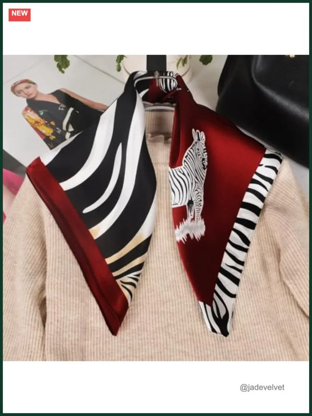 100% Mulberry Silk Neck Scarf 21